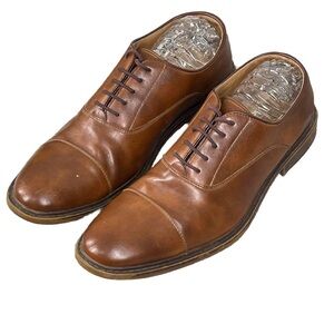 Goodfellow‎ & Co Men’s Joseph Captoe Oxford Dress Shoe – Size 9.5 Brown